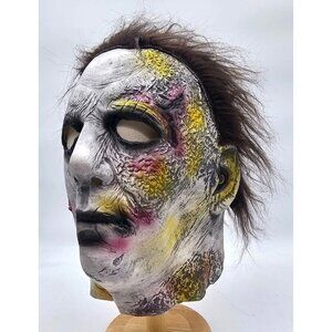 Michael Myers Halloween Kills Ends Adult Latex Rubber Full Head Mask Costume Wig